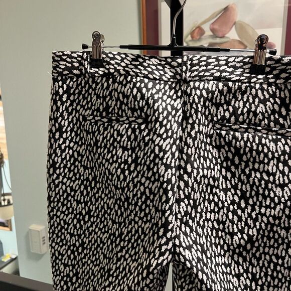 Banana Republic Monochrome Patterned Trousers Lined Inseam 30”. #DP340 - Picture 8 of 9